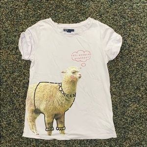 girls short-sleeved shirt